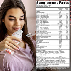 Outback Naturals probiotic blend close-up with measuring scoop.