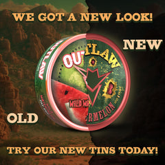 Outlaw Orange Creamsicle NiC-SAFE can close-up highlights vivid color and nicotine-free appeal.