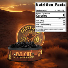 Outlaw Orange Creamsicle NiC-SAFE dip can in hand conveys ready-to-dip convenience.