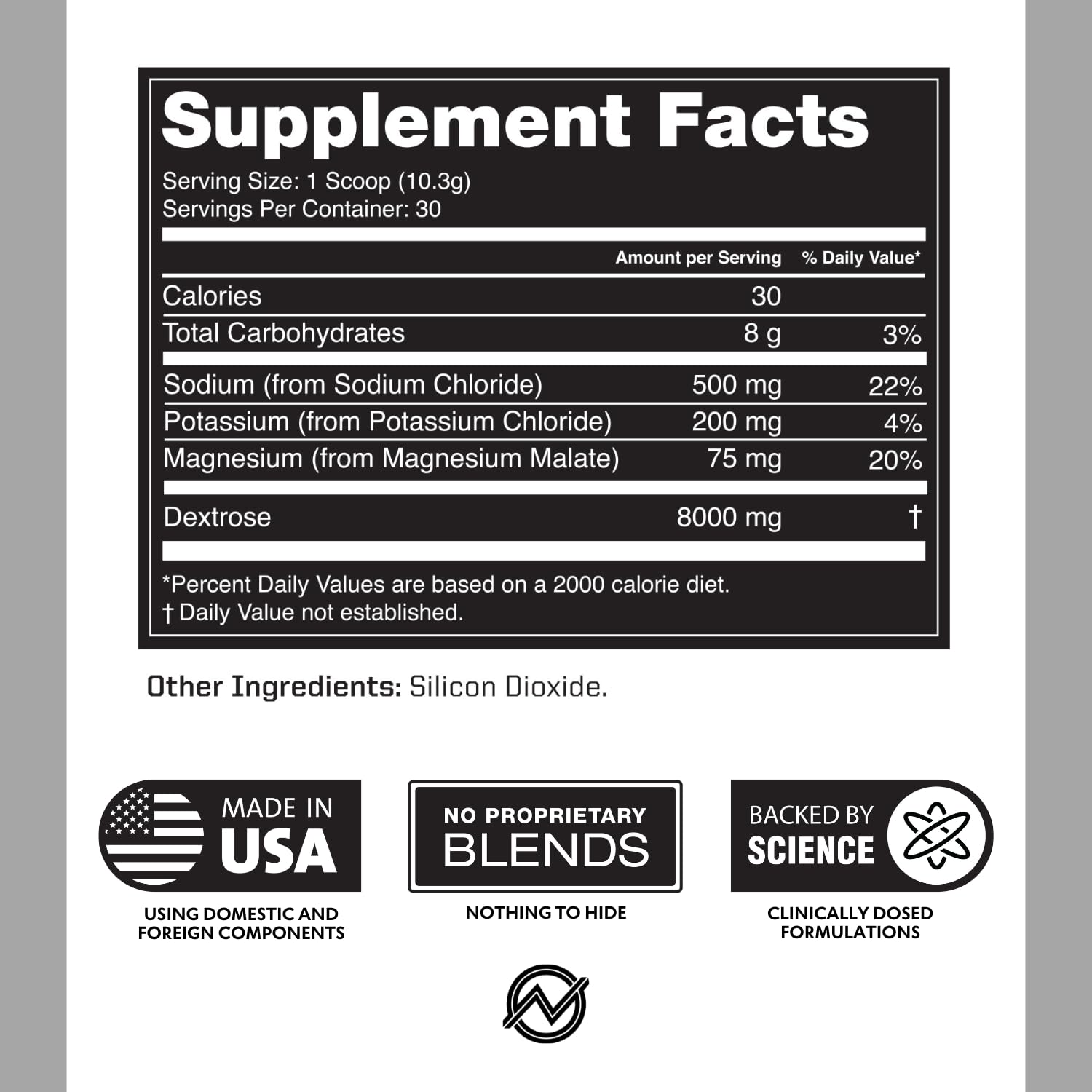 Outwork Nutrition Electrolytes Powder tub with scoop ready for daily hydration.