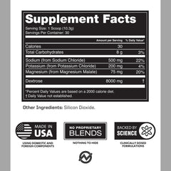 Outwork Nutrition Electrolytes Powder tub with scoop ready for daily hydration.