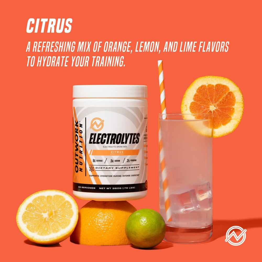 Outwork Nutrition Electrolytes Powder Watermelon dissolve scoop for endurance