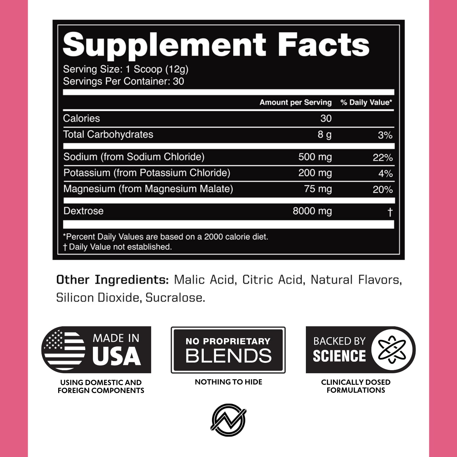 Outwork Nutrition Electrolytes Powder Watermelon flavor provides tasty hydration during sessions