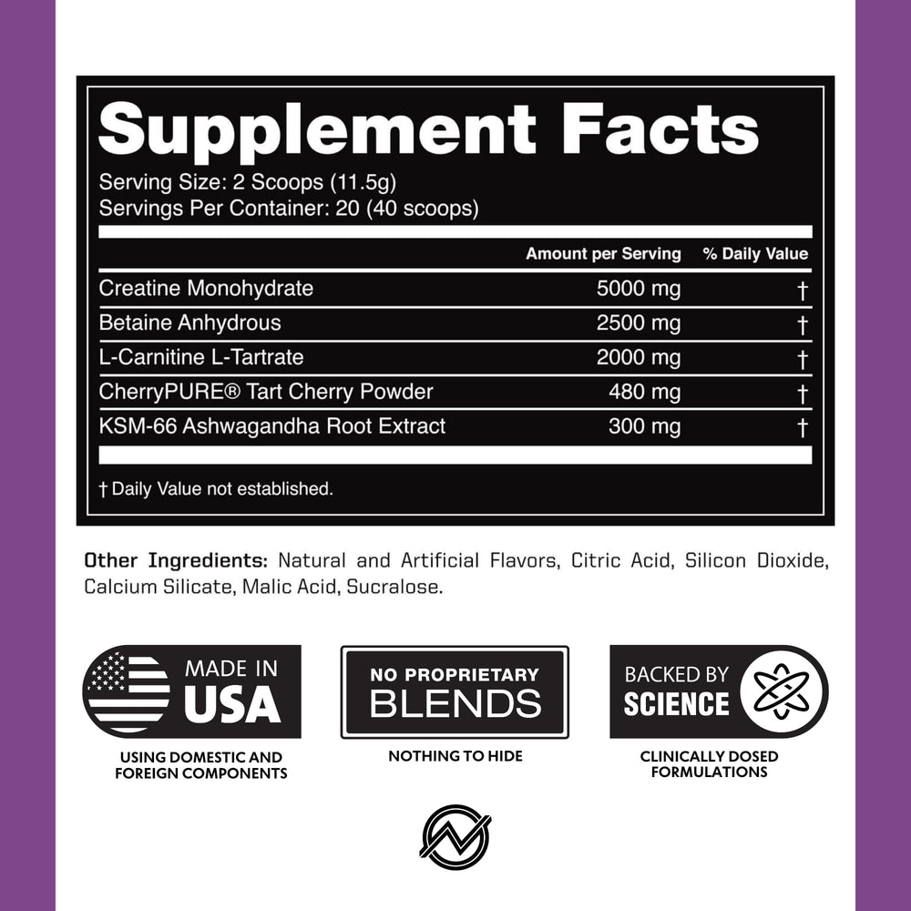 Outwork Nutrition after-workout shake served shows flavored recovery solution.