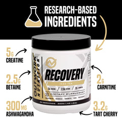 Outwork Nutrition KSM-66 Ashwagandha bottle emphasizes calm recovery and stress support