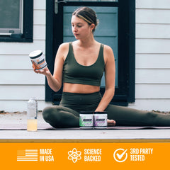 Outwork Nutrition orange sherbet flavor label communicates refreshing taste during post-workout.
