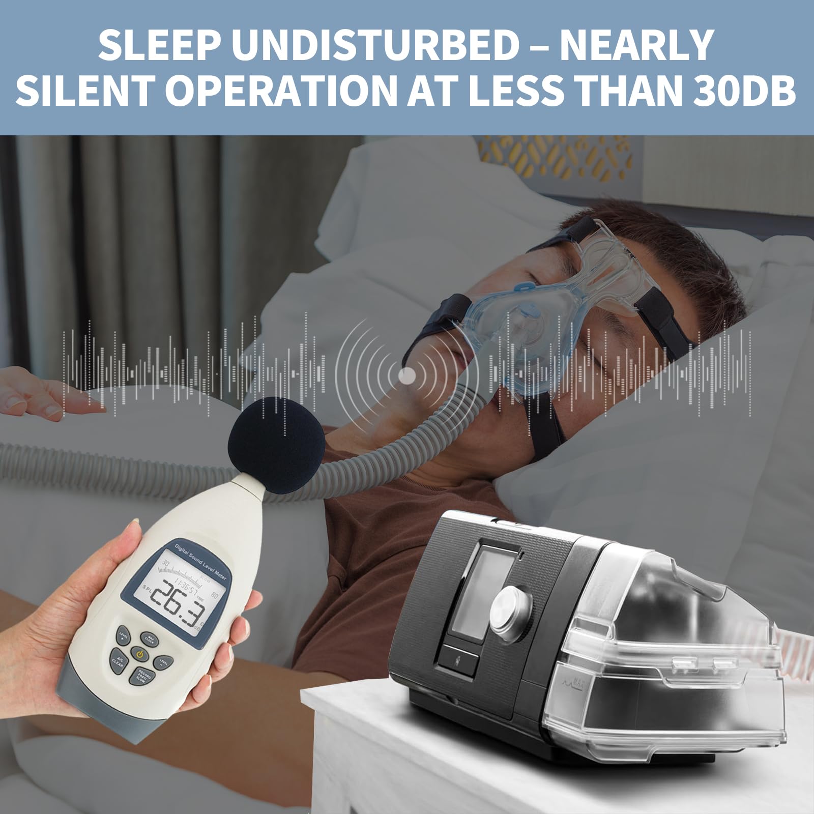 OUYANGHAOMING Replacement tank supports durable CPAP setup.