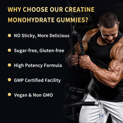 OUYIYUA Creatine Gummies on-the-go use in gym bag.