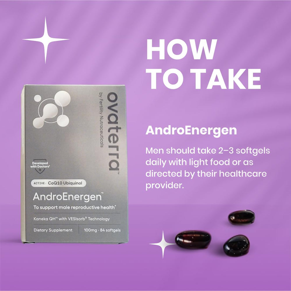 AndroEnergen capsules spilled from bottle, ready for your daily routine.