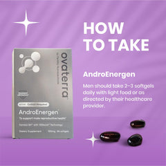 AndroEnergen capsules spilled from bottle, ready for your daily routine.