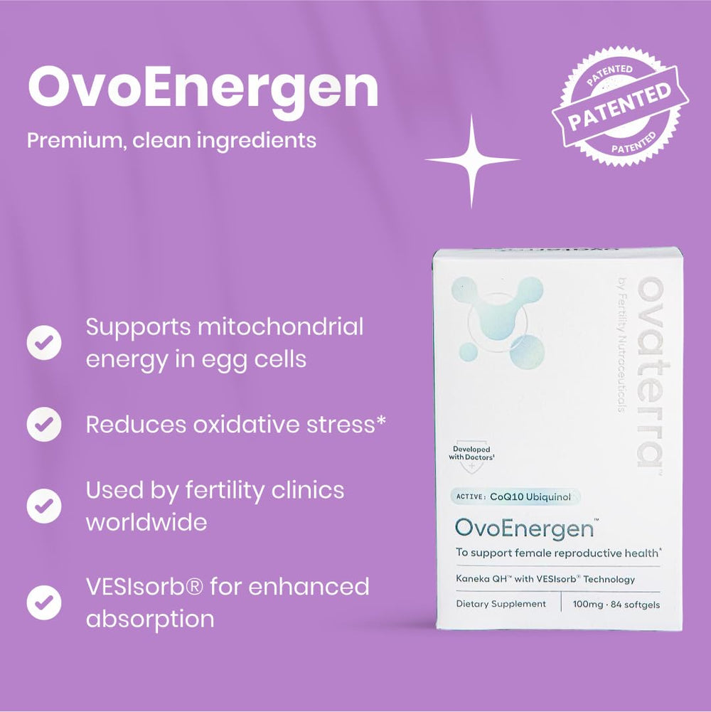Ovaterra OvoEnergen GMP NSF certification seal on packaging
