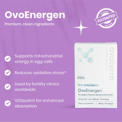 Ovaterra OvoEnergen GMP NSF certification seal on packaging