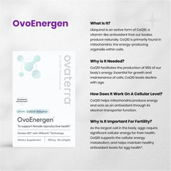 Ovaterra OvoEnergen quality-control closeup with GMP and NSF seals