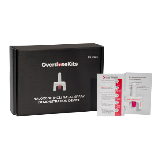 OVERDOSE KITS naloxone training device demo set for safe first-aid practice