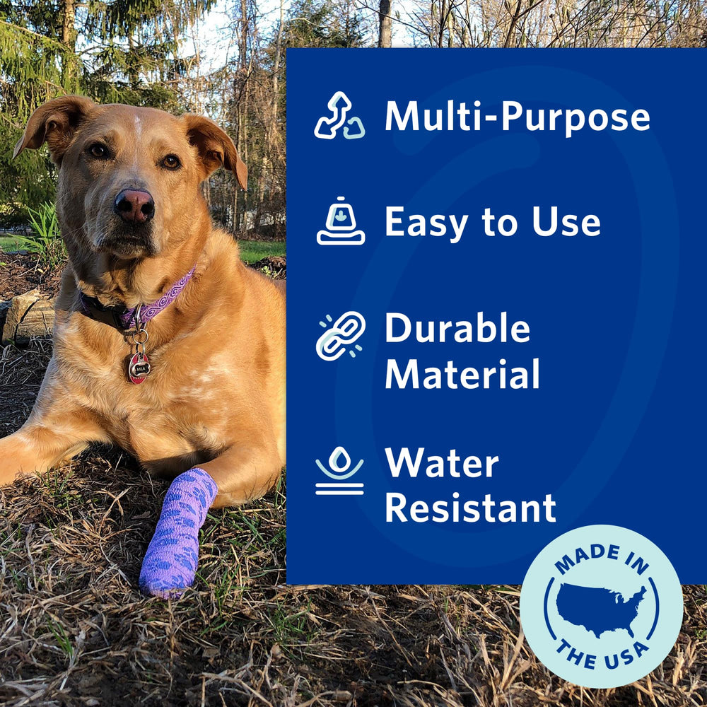 OVIK Health PetFlex EasyTear technology enables scissors-free wrap application