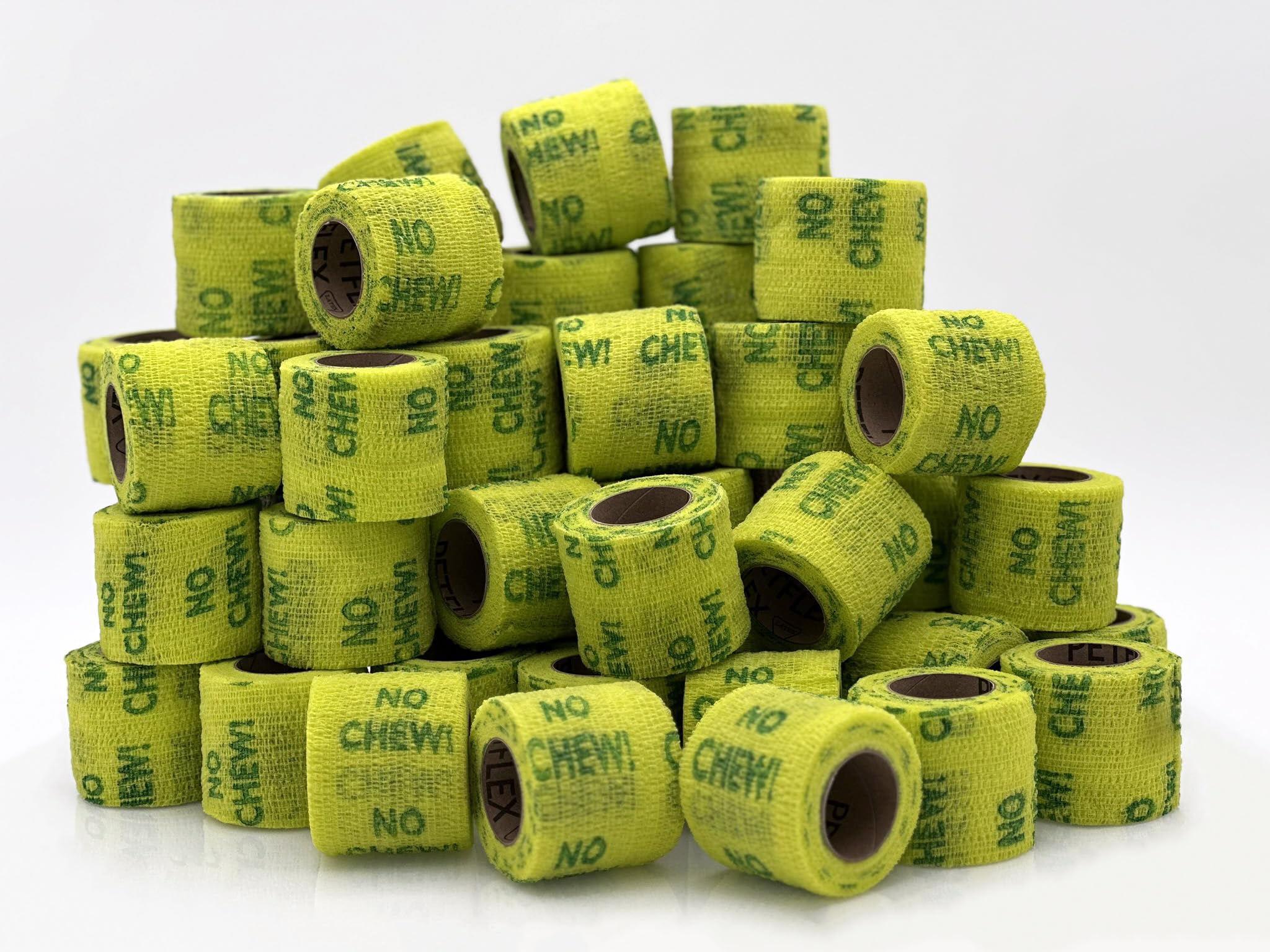 OVIK Health PetFlex No Chew bandage roll is a durable self-adhering wrap for pets.