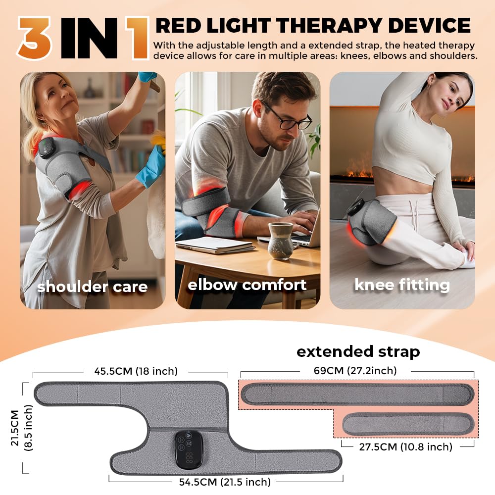 Compact OVIMAZ case for easy storage and travel with the knee massager.