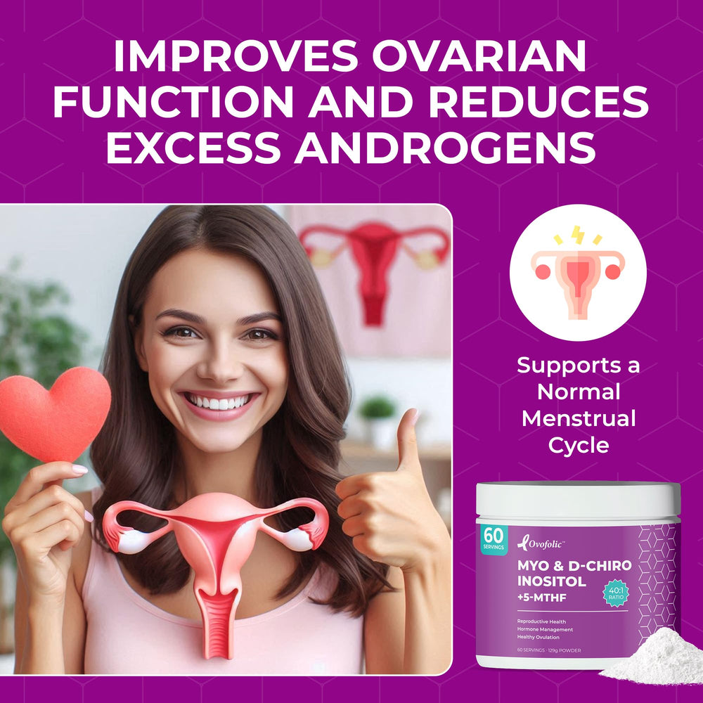 Ovofolic jar with dosage spoon ready for daily use