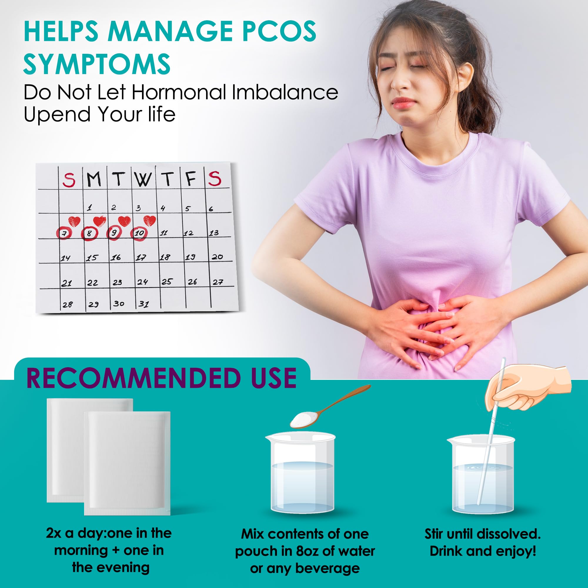 Ovofolic quality ingredients seal signaling purity and care.