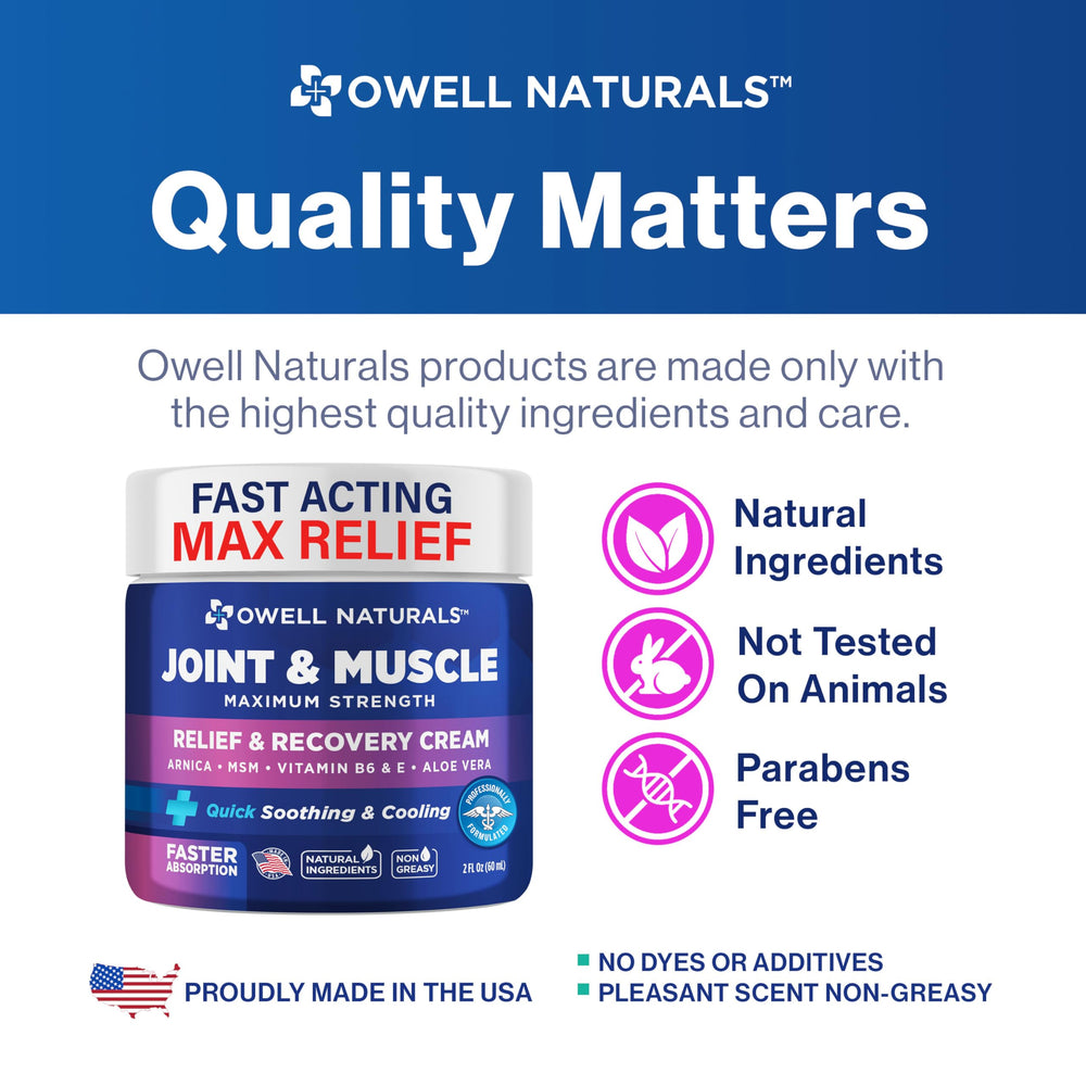 Owell Naturals gym bag-ready setup for pre/post-workout use.
