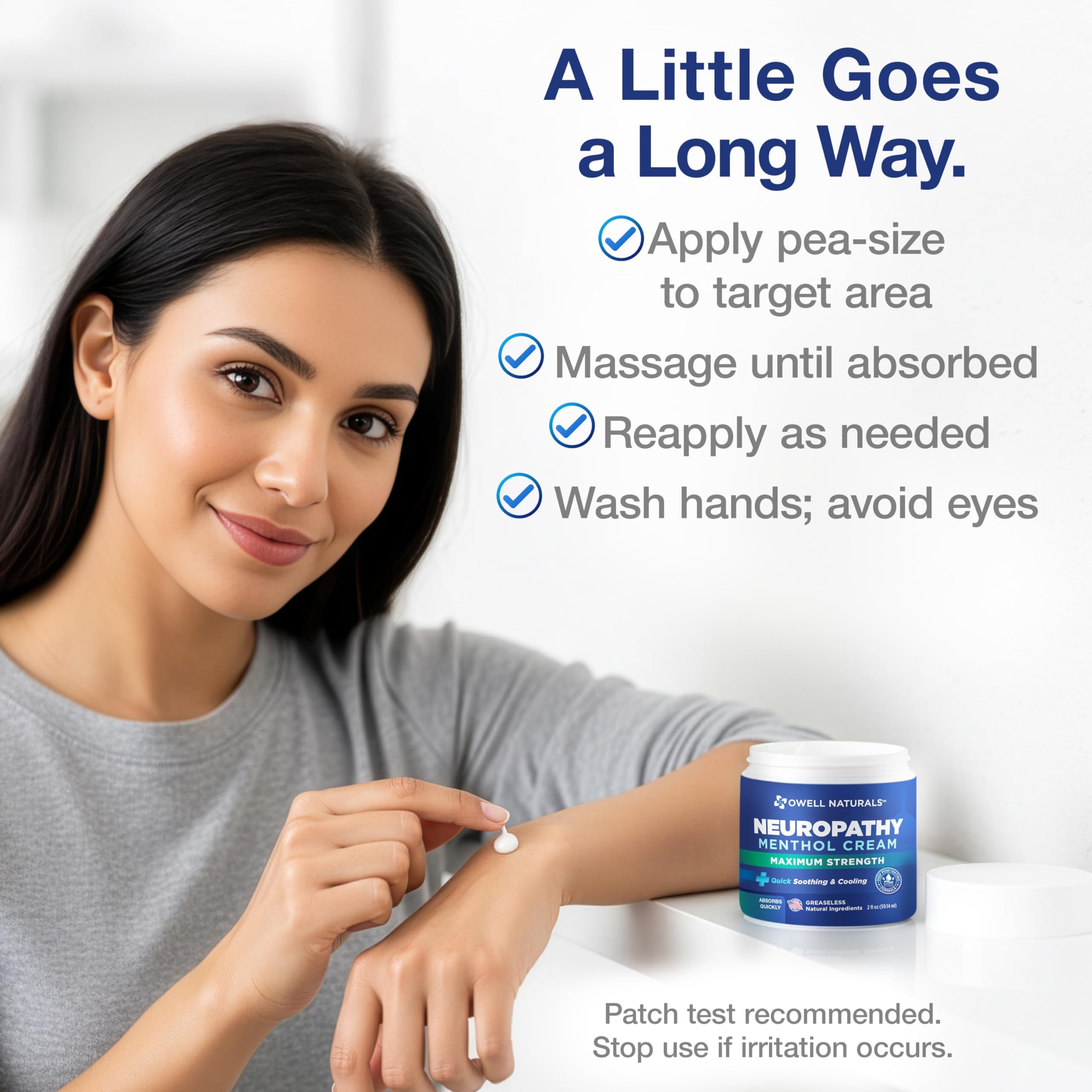 Arnica and MSM-rich formula supports massage-friendly texture