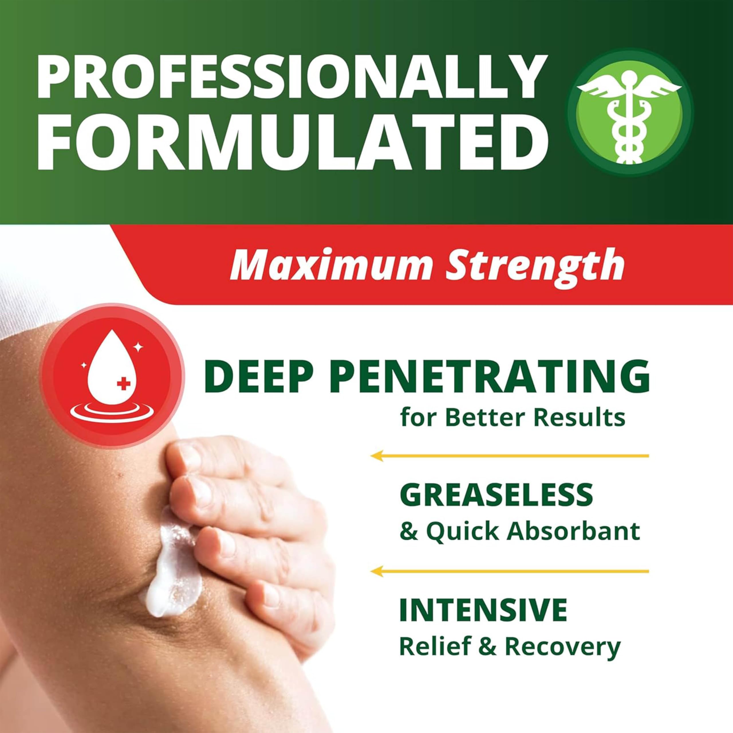 Owell Naturals cream on hands after repetitive gripping for soothing comfort.