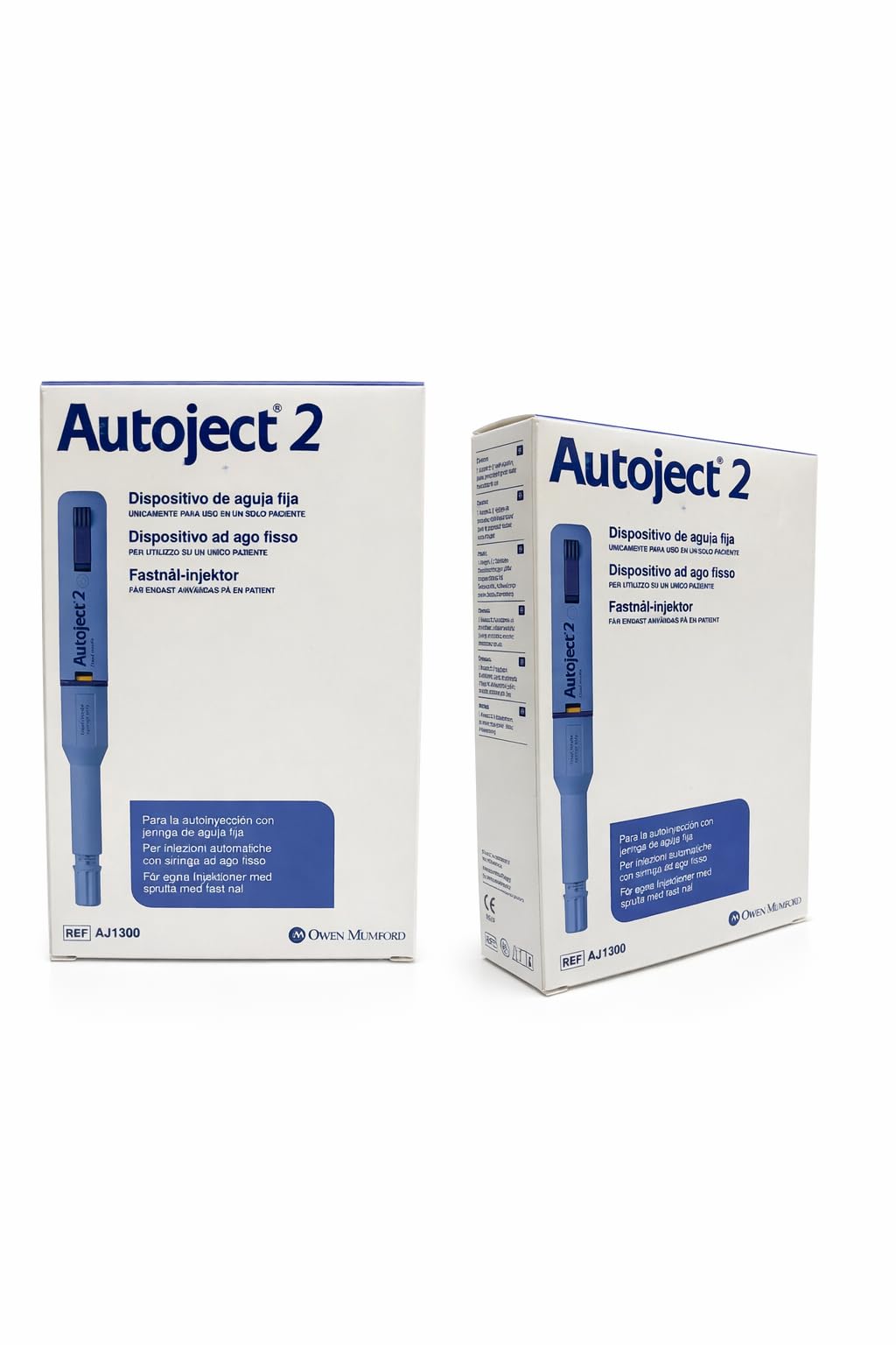Ergonomic grip of Autoject2 supports comfortable handling for better control.
