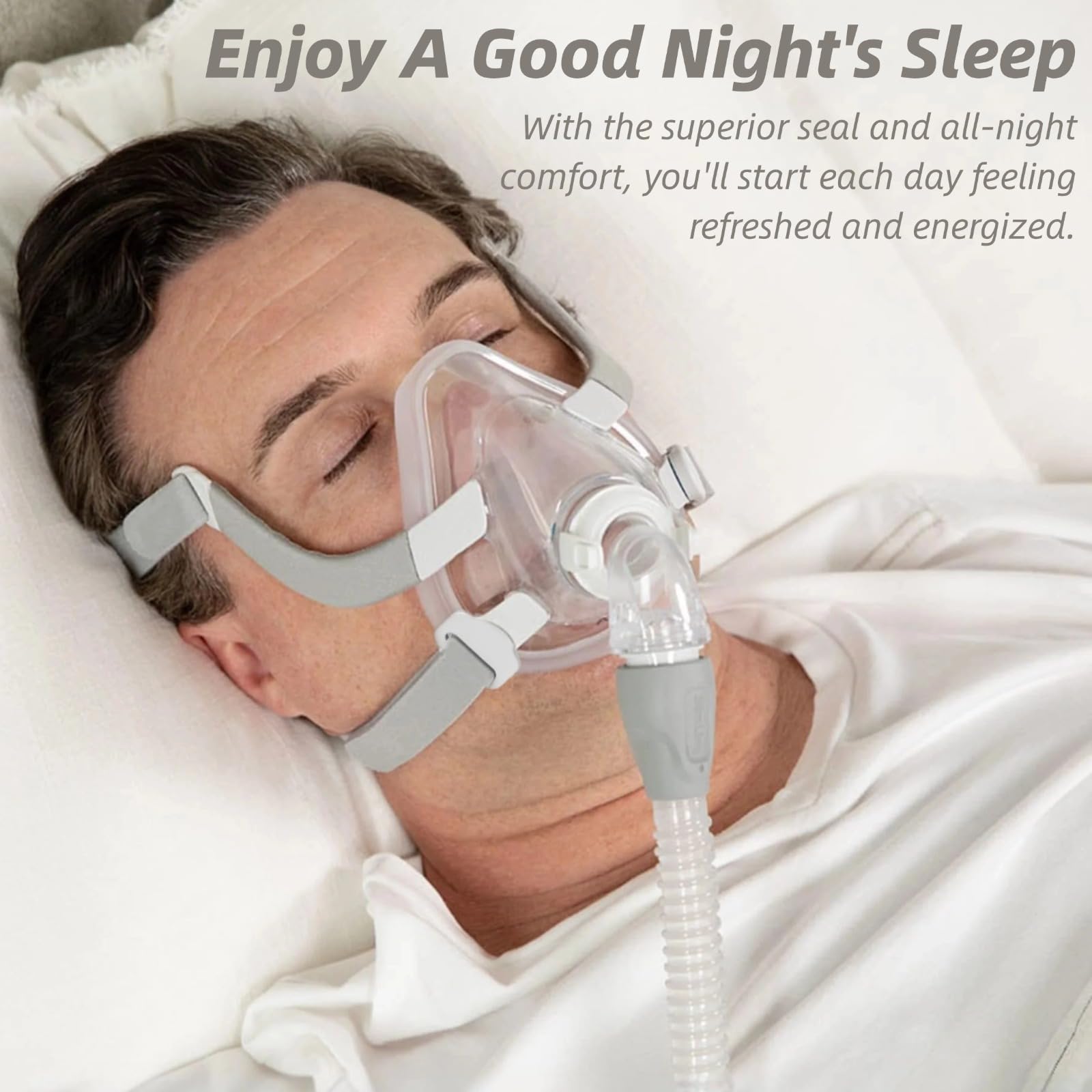 OWILIWO headgear supports a soft, secure fit for restful nights.