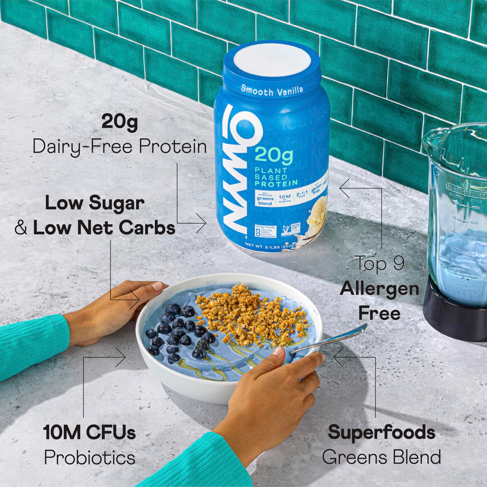 OWYN greens blend with probiotics supports digestion and gut health