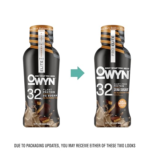 OWYN Pro Elite No Nut Buttercup pour reveals zero sugar and clean nutrition.