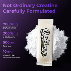OxyEnergy BCAA with L-glutamine highlighting energy and recovery features