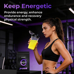 On-the-go packets of OxyEnergy BCAA for easy mixing anywhere