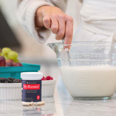 Yogurt-like superfood prepared with MyReuteri at home