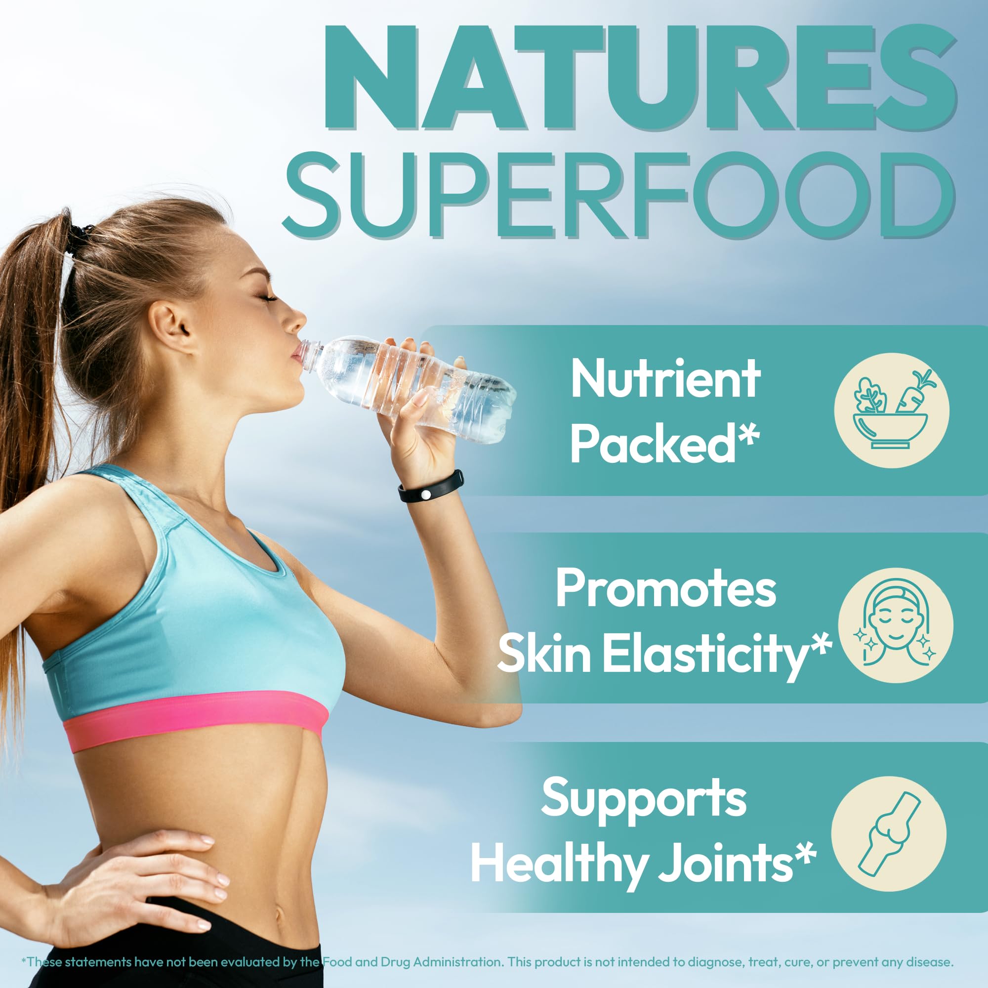 Unflavored OXNUTRITION colostrum powder blends easily into smoothies.