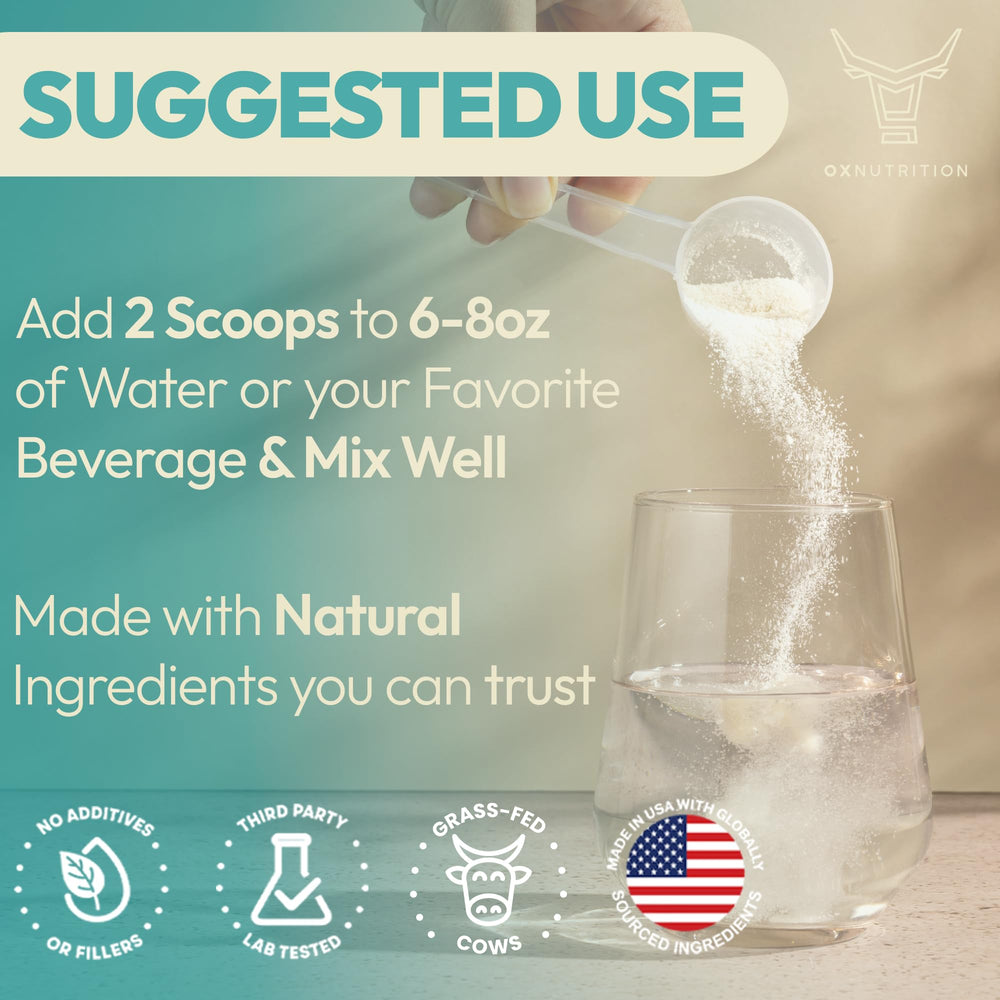 OXNUTRITION bottle label emphasizes IgG immune support.