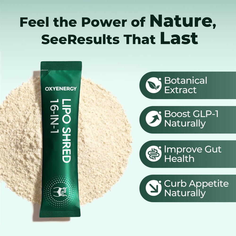 OxyEnergy LIPO Slash gut-fiber blend supports fullness and gentle digestive comfort.