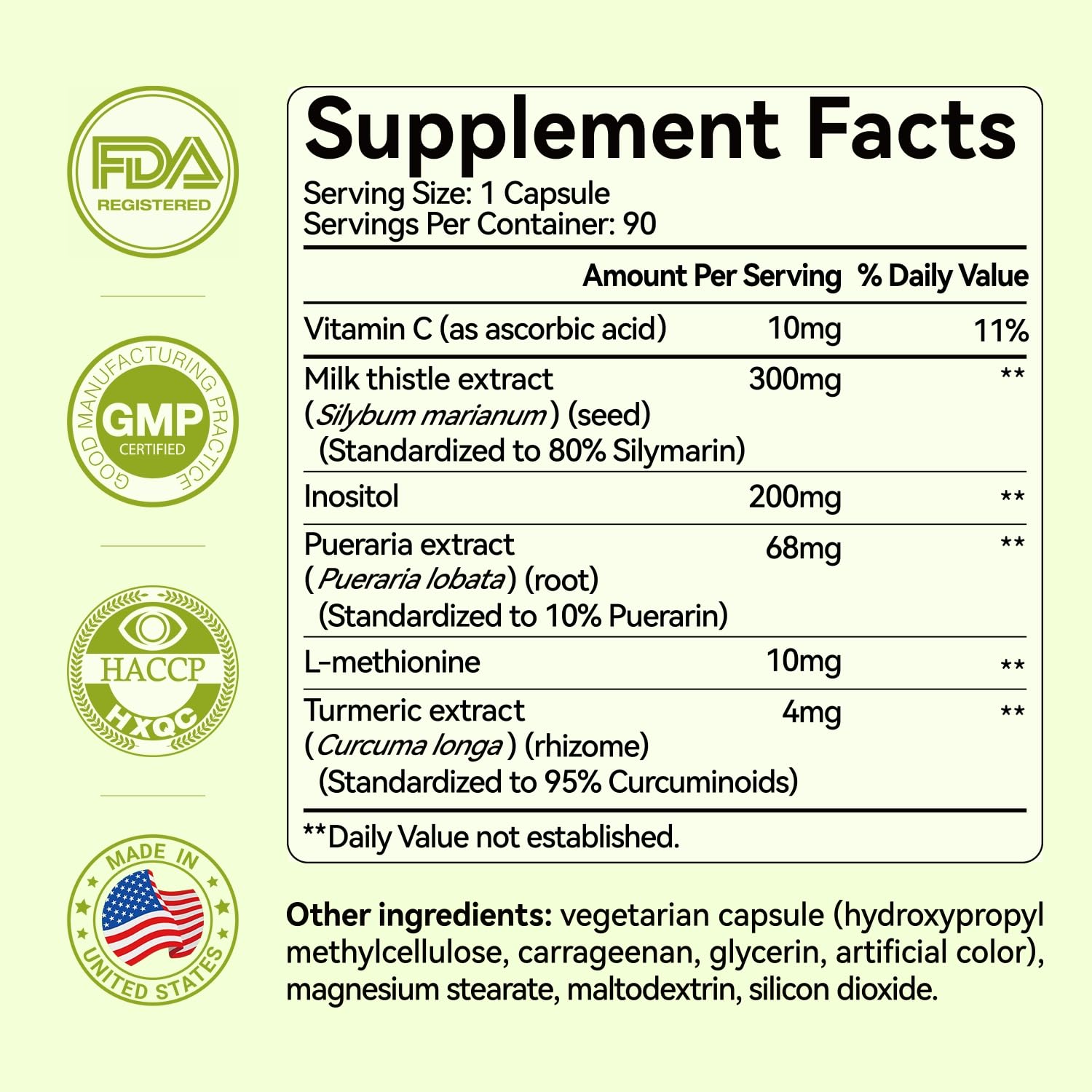 OxyEnergy Liver Cleanse ingredients milk thistle highlight detox support.