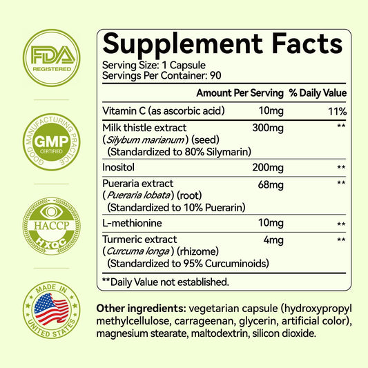 OxyEnergy Liver Cleanse ingredients milk thistle highlight detox support.