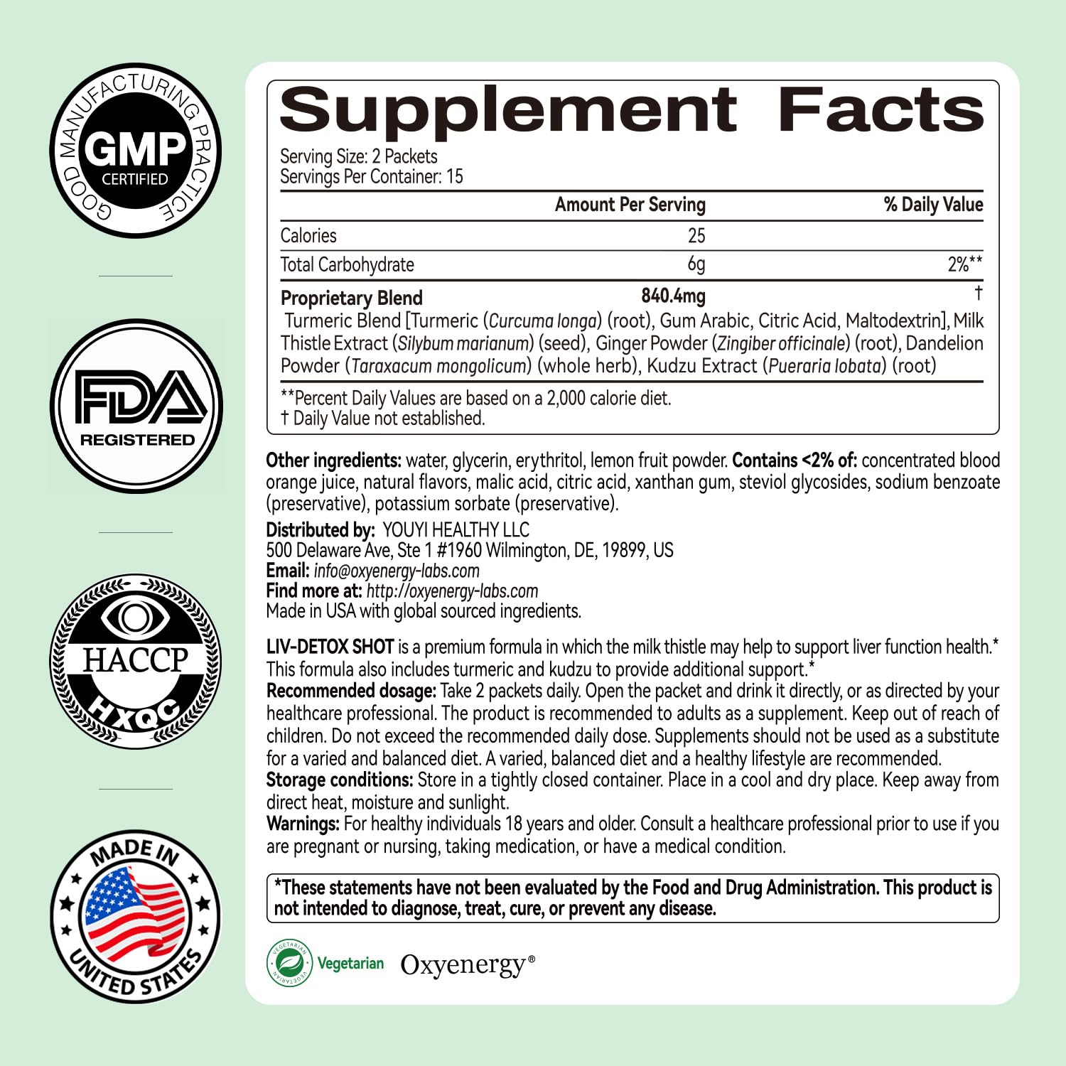 OxyEnergy Liver Cleanse on-the-go usage for quick liver support