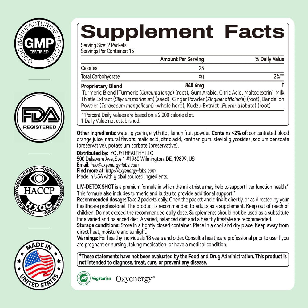 OxyEnergy Liver Cleanse on-the-go usage for quick liver support
