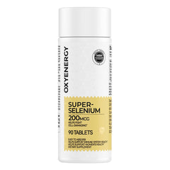OxyEnergy Selenium bottle with easy-to-swallow capsules for daily antioxidant support