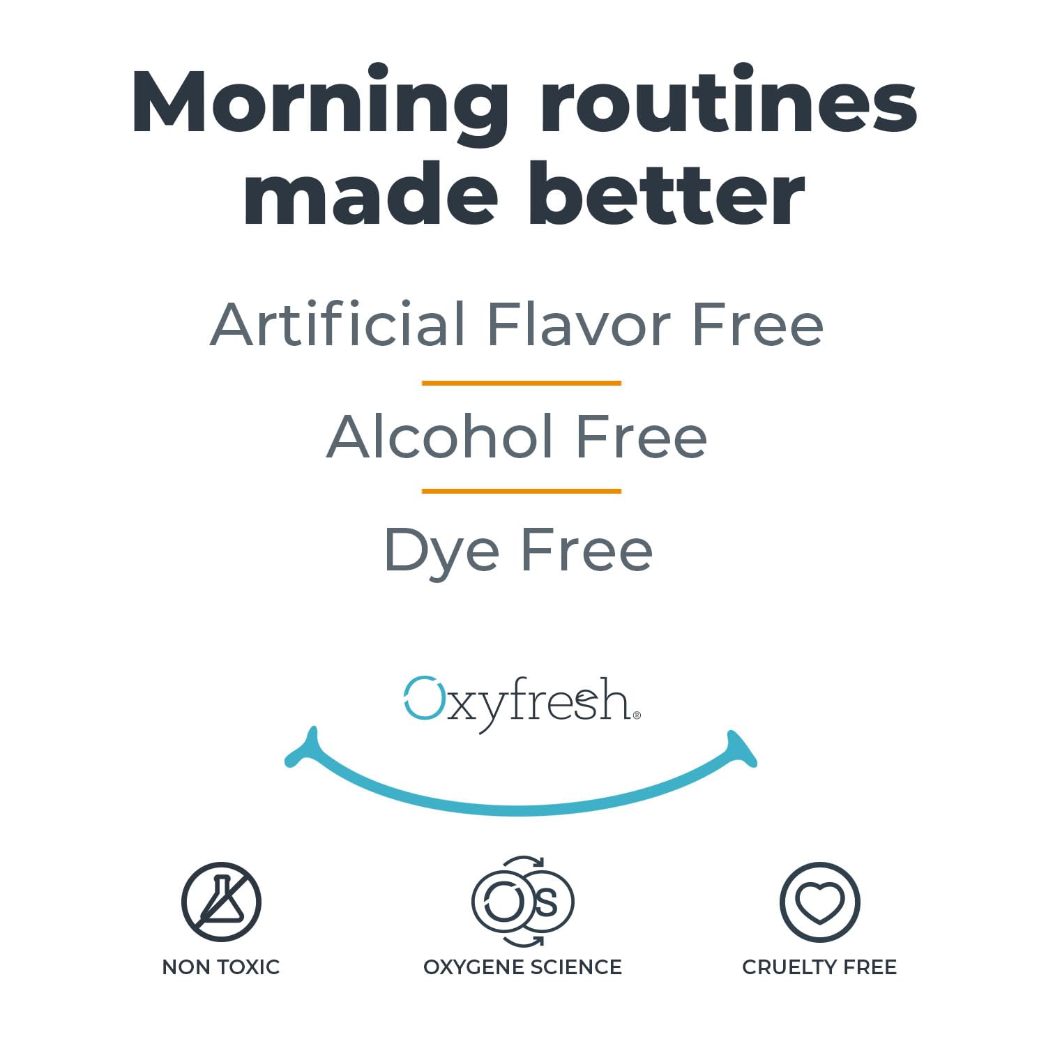 Pack of 3 Oxyfresh Mouthwash bottles for ongoing daily care.