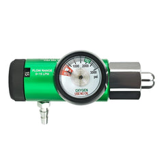 Oxygen regulator with CGA540 connection for stable gas delivery on the go
