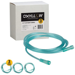 Oxyllow premium 25 ft tubing for nighttime therapy with flexible reach.