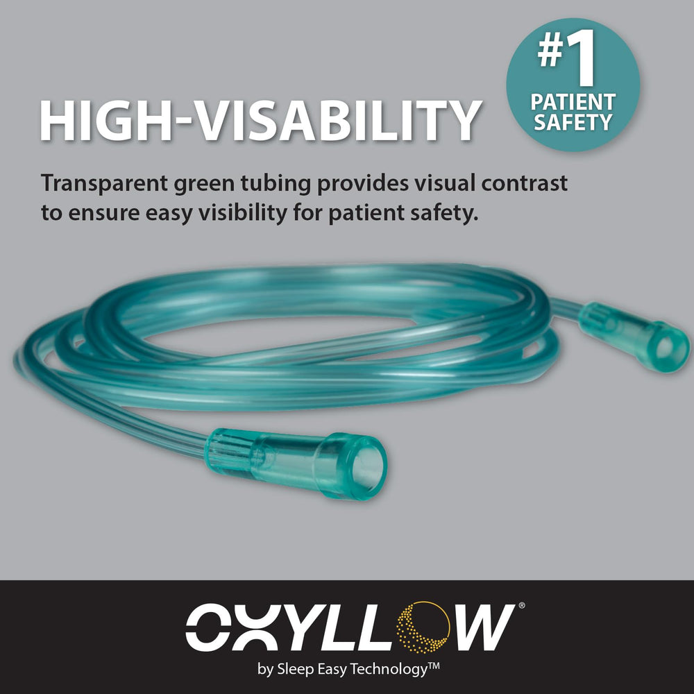 Oxyllow soft-touch tubing reduces irritation during extended wear