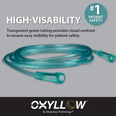 Oxyllow soft-touch tubing reduces irritation during extended wear