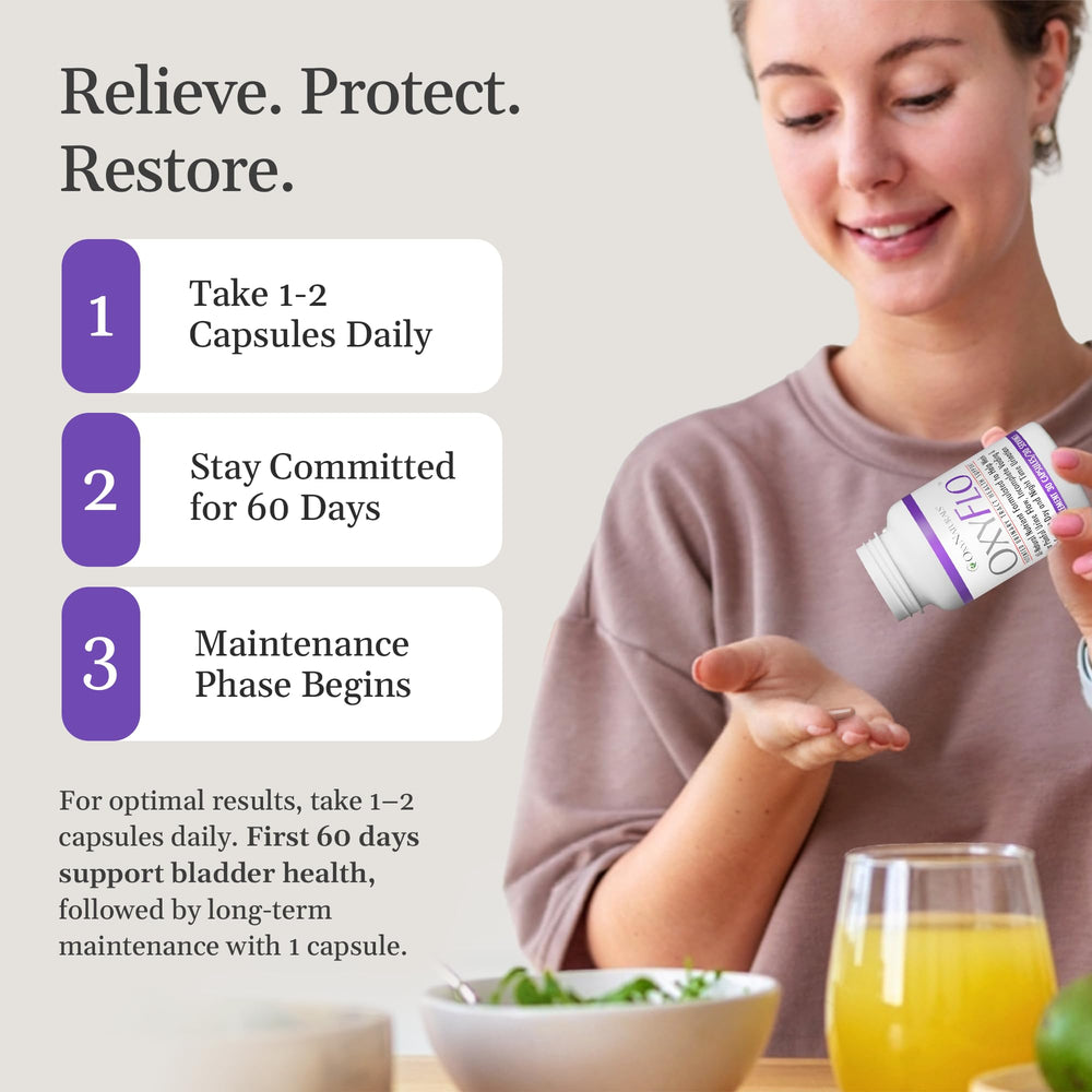 OxyNaturals OxyFlo ingredients Flowens close-up referencing cranberry-based extract.
