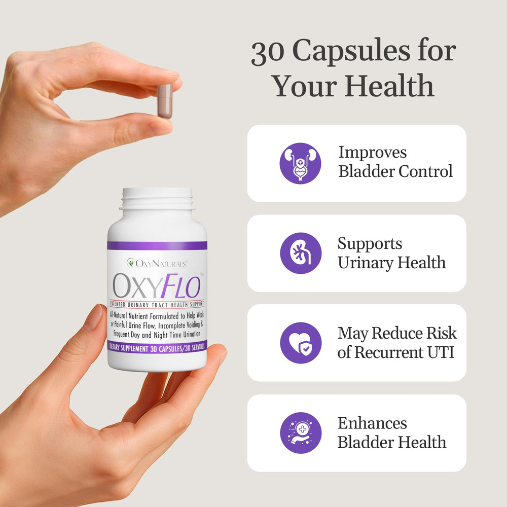 OxyNaturals OxyFlo lifestyle scene conveying discreet support during daily activities.