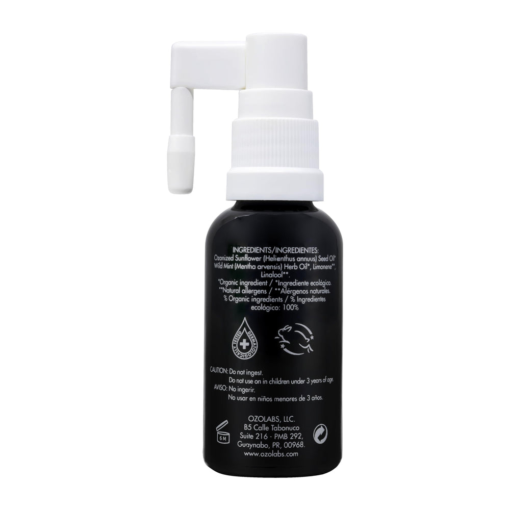 OZOLABS Oral Ozonated Formula dropper for easy application to teeth and gums