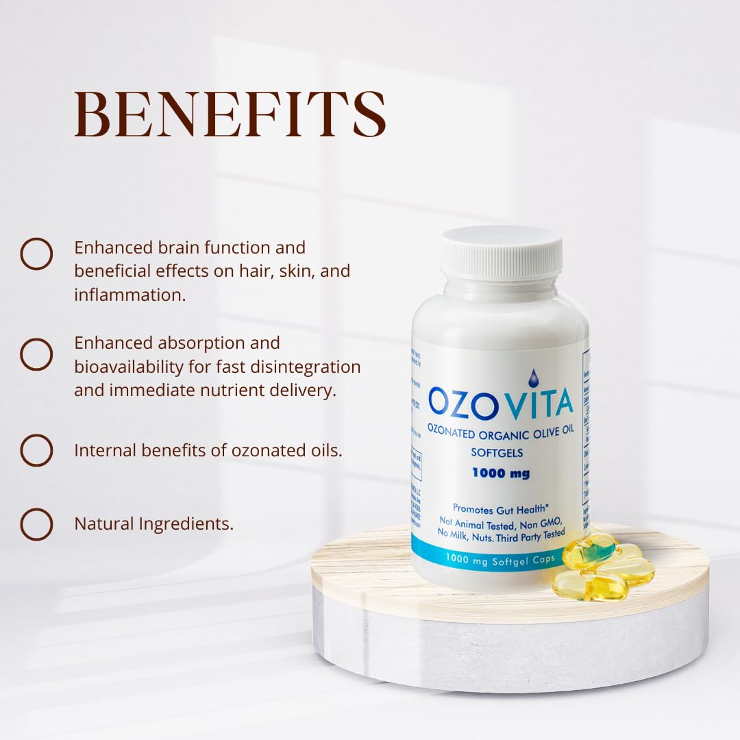OZOVITA packaging note about FDA-registered and ISO-certified facilities